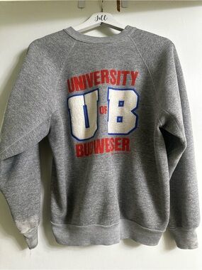 Vintage 1988 Budweiser “University of Budweiser” Crewneck Sweatshirt